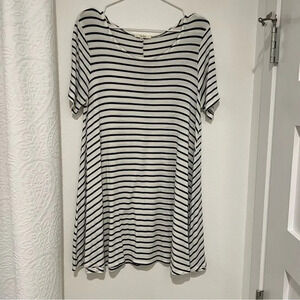 TRES BIEN Striped Dress